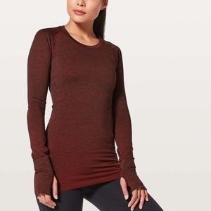 Lululemon | Swiftly Long Sleeve | Heathered Red